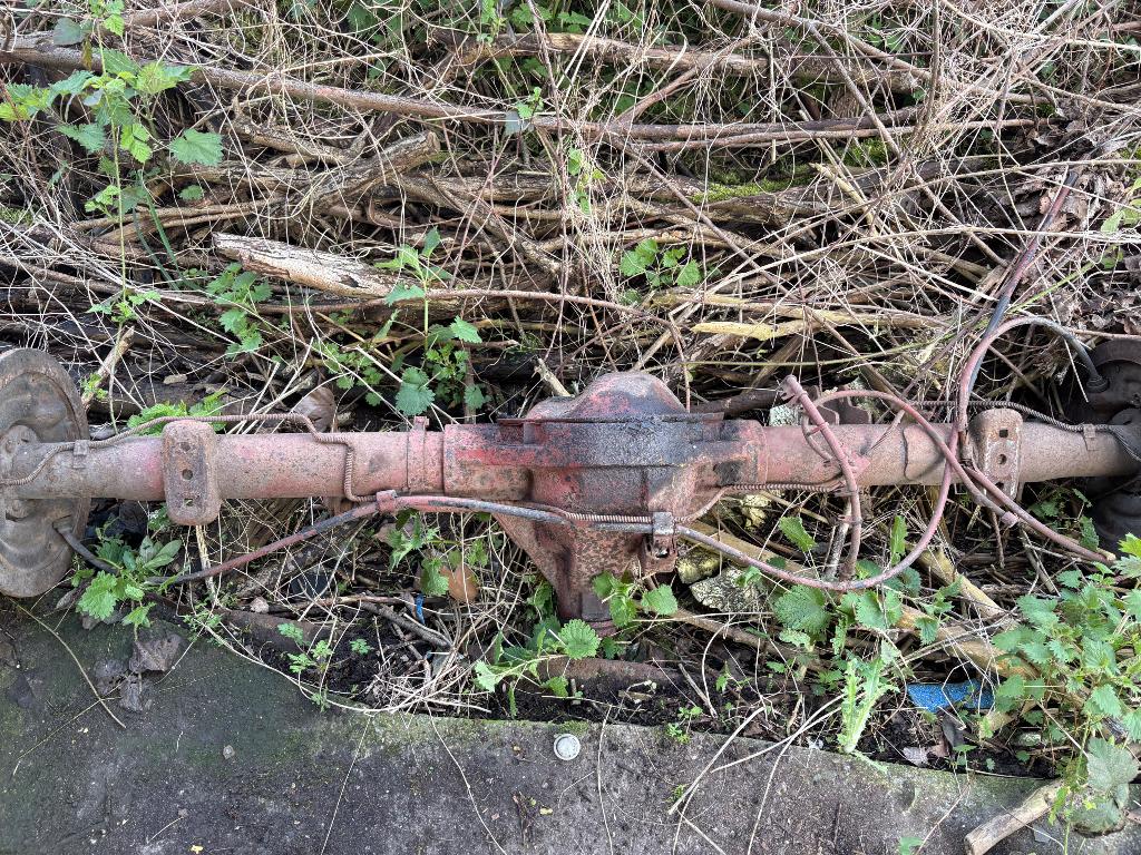 Achteras 9.25 Dodge ram 1995, Ophalen, Gebruikt, Amerikaanse onderdelen