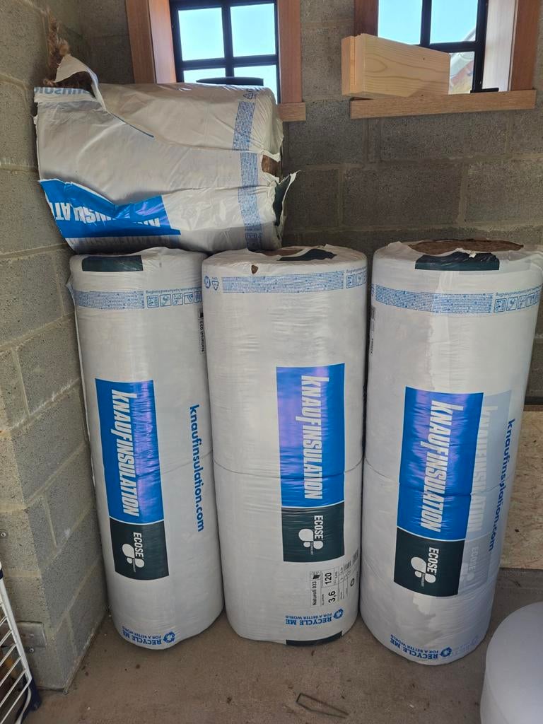 Dakisolatie Knaufinsulation, Doe-het-zelf en Bouw, Isolatie en Afdichting, Ophalen, Dakisolatie