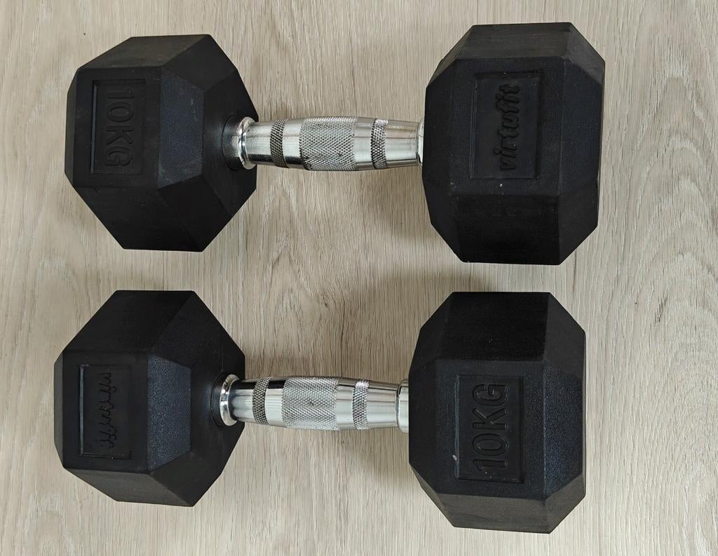 Hexa Dumbbell set 10kg, Sport en Fitness, Fitnessmaterialen, Ophalen, Zo goed als nieuw, Dumbbell