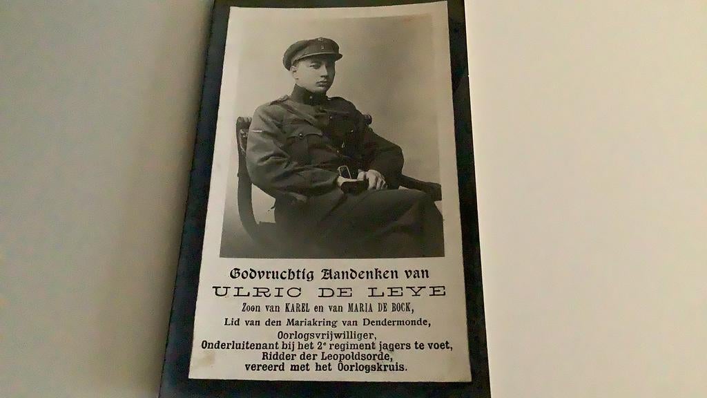 Victime de guerre 1918 Dendermonde Nieuwpoort, Collections, Enlèvement ou Envoi