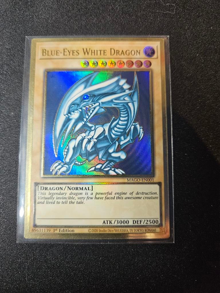 Blue eyes white dragon mago, Enlèvement ou Envoi