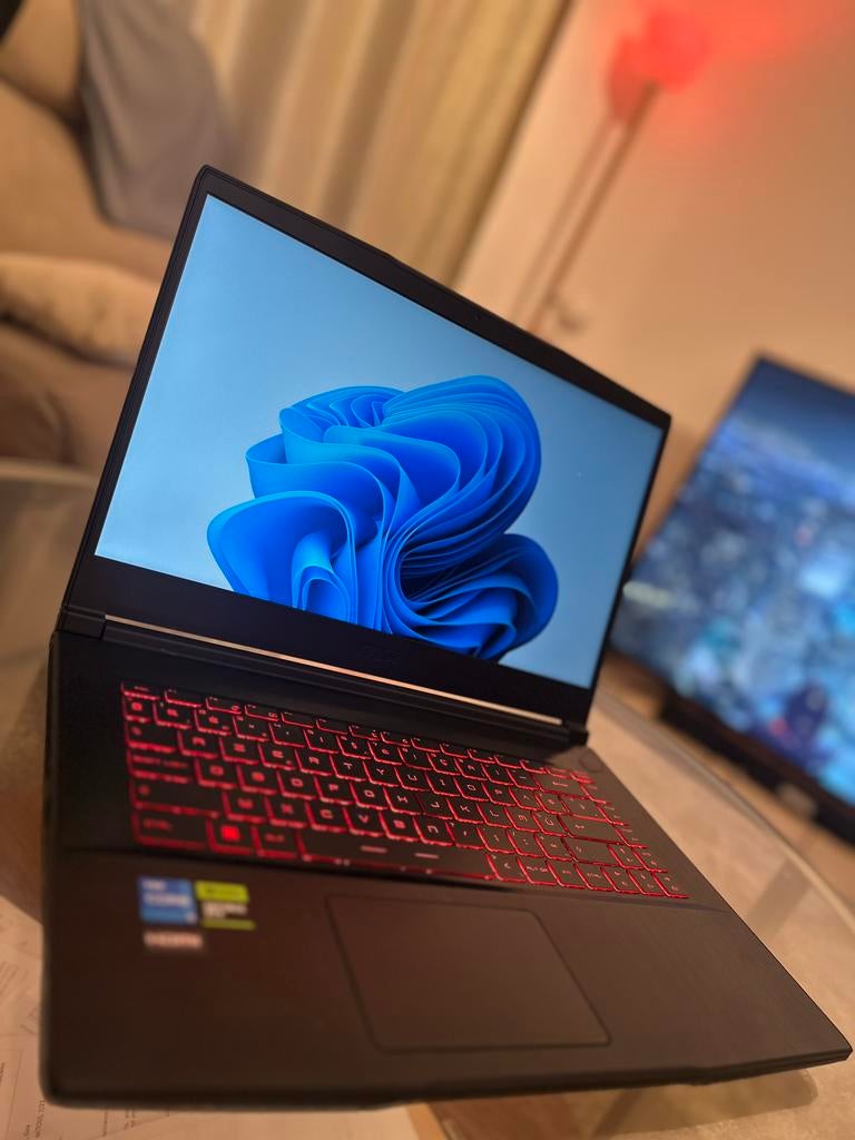 MSI GF63 Gaming–RTX 3050 6GB –16GB RAM – i5 12e Gen– Facture, Informatique & Logiciels, Enlèvement, Comme neuf, Gaming, SSD