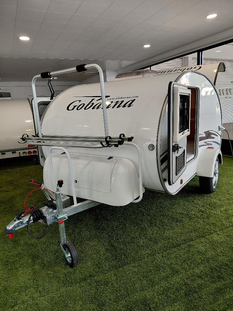 Gobanna 1500 Brake (Nouveau modèle 2026) mini-caravane, Caravanes & Camping, Autres marques, Entreprise, Jusqu'à 4 m, Lampe pour auvent