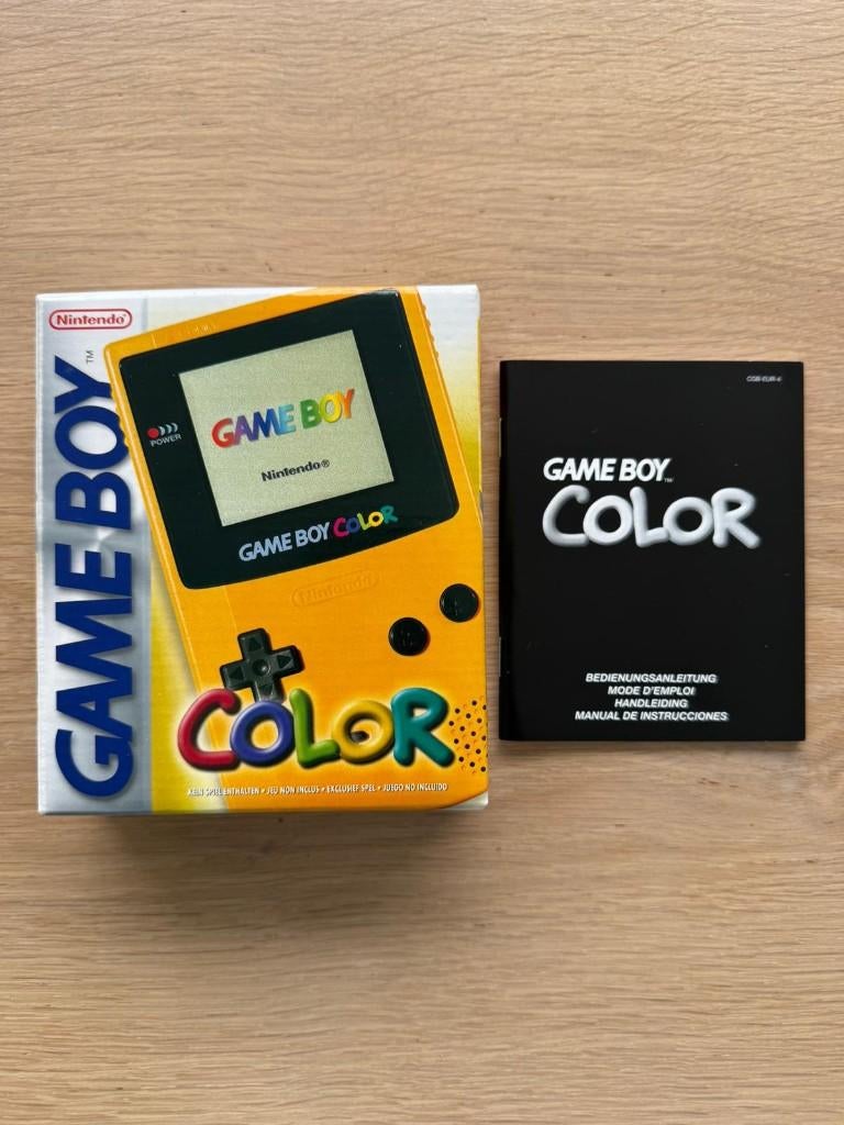 Nintendo - Gameboy Color  BEE YELLOW In originele verpakking, Ophalen, Gebruikt, Game Boy Color