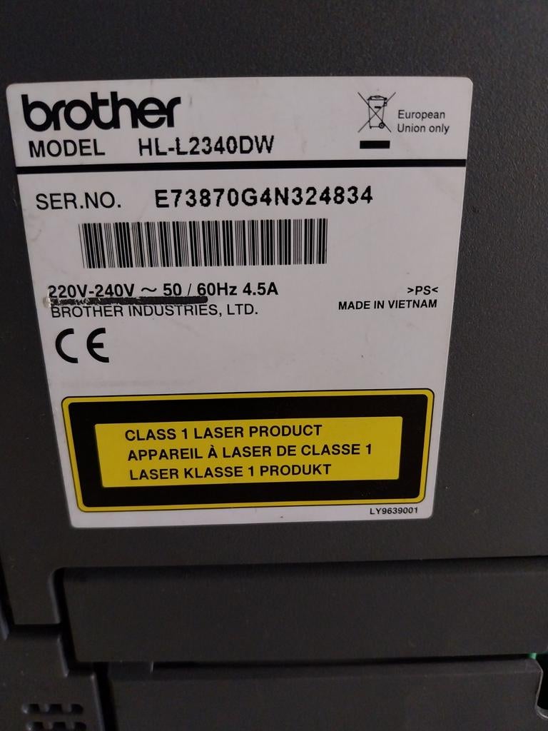 Imprimante laser WiFi avec nouveau toner supplémentaire., Informatique & Logiciels, Enlèvement, Imprimante laser, Imprimante