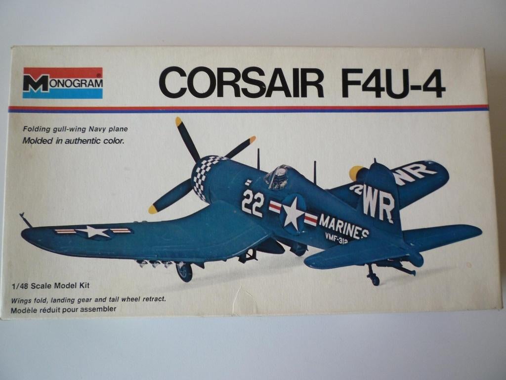 Maquette “Corsair F4U-4” de Monogram, Enlèvement ou Envoi