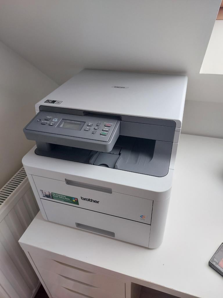 Brother DCP-L3510CDWE A4 laserprinter kleur met wifi, Printer, Draadloos, Zo goed als nieuw, Brother