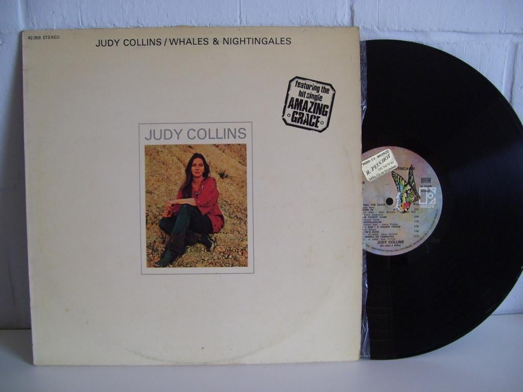 JUDY COLLINS  whales & nightingales, 12 pouces, Pressage original, Enlèvement ou Envoi, 1970 - 1979