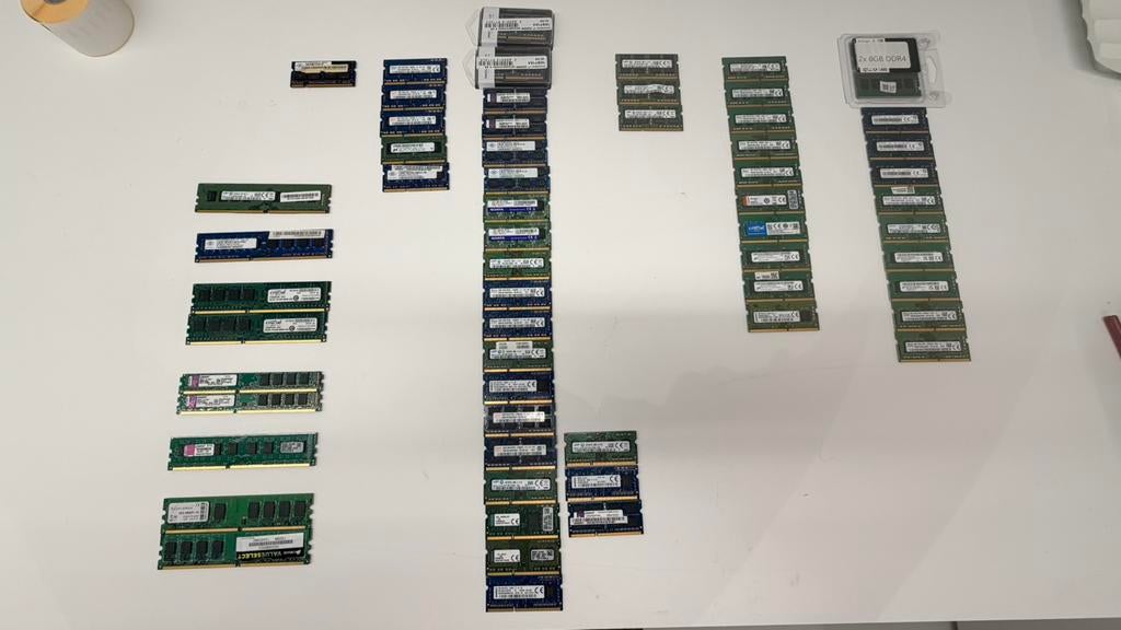 Groot lot RAM, Ophalen of Verzenden, Gebruikt