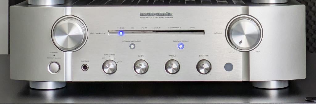 Marantz PM 8003, stereo versterker, copper chassis + phono, Marantz, Enlèvement ou Envoi, 60 à 120 watts, Comme neuf