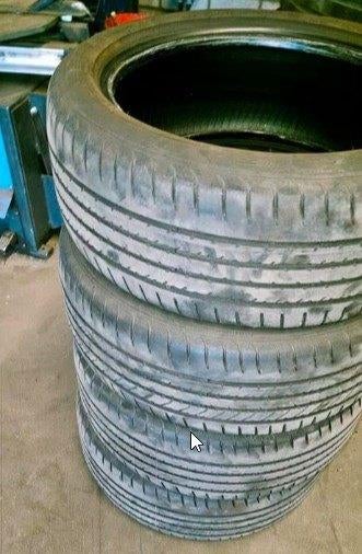 4x Goodyear effelicient grip banden 2x 3.5 en 2x4 mm, Auto-onderdelen, Banden en Velgen, Ophalen, Gebruikt, 17 inch, 205 mm