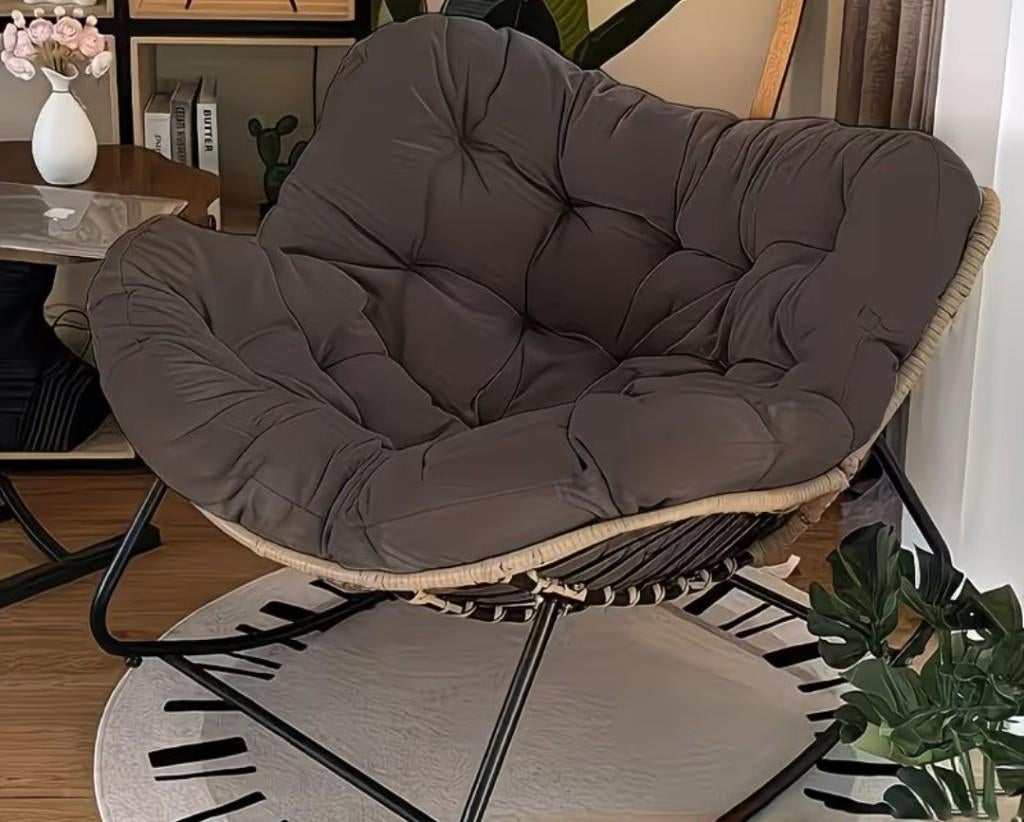 Zetel met schommelfunctie, nieuw in koffiekleur, Huis en Inrichting, Zetels | Zetels, Ophalen, Nieuw