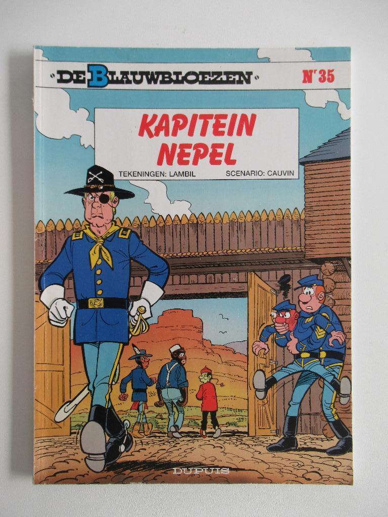 blauwbloezen...nr.35...kapitein nepel, Ophalen of Verzenden, Zo goed als nieuw