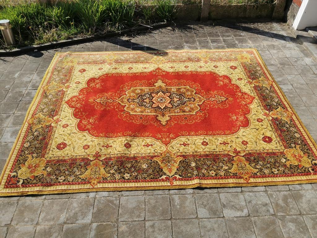 Tapis en laine - Design classique, Maison & Meubles, Ameublement | Tapis & Moquettes, 150 à 200 cm, Enlèvement, Utilisé, Rectangulaire