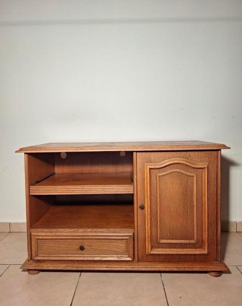 Meuble TV bois chêne, Chêne