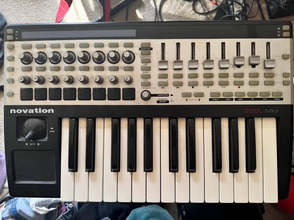 Novation SL 25 MKII, Ophalen, Gebruikt