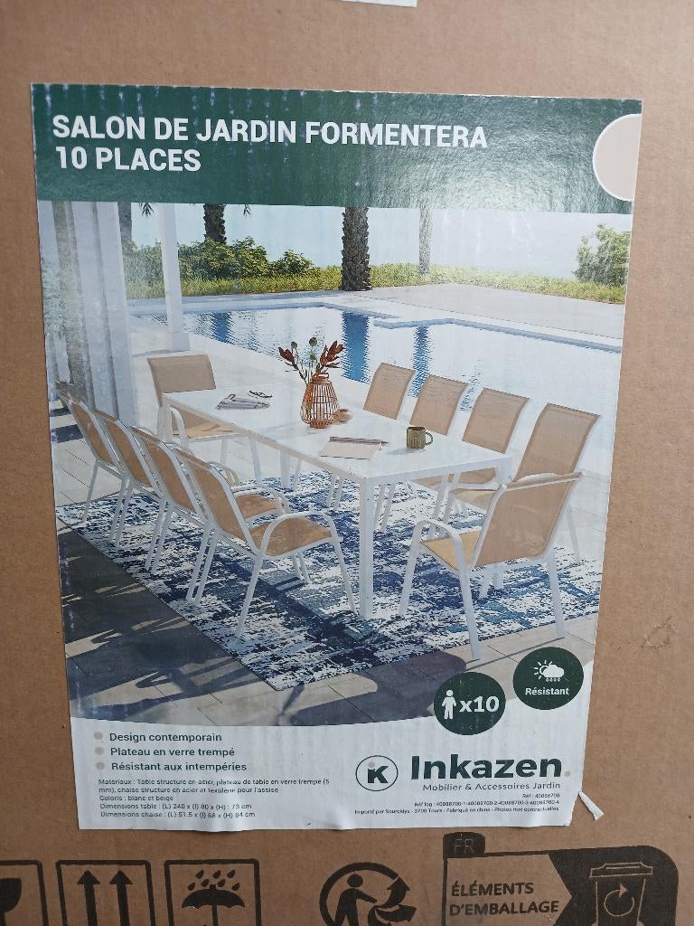 Chaises de jardin, Enlèvement, Neuf, Empilable