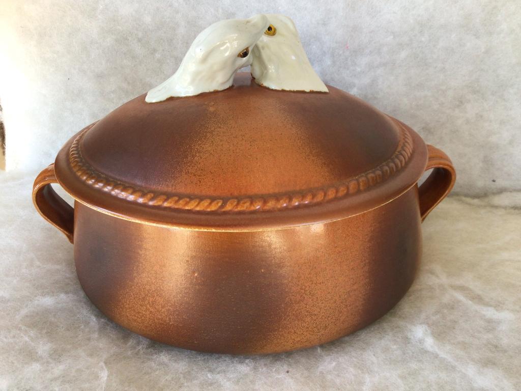 Vintage ovenschaal. Aardewerk. Kip. Oven King. Rusticana, Ophalen of Verzenden