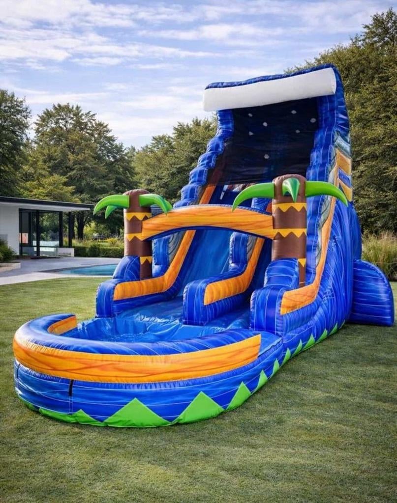 Toboggan multiplay Bouncy Castle, Storm Course à vendre, Enlèvement