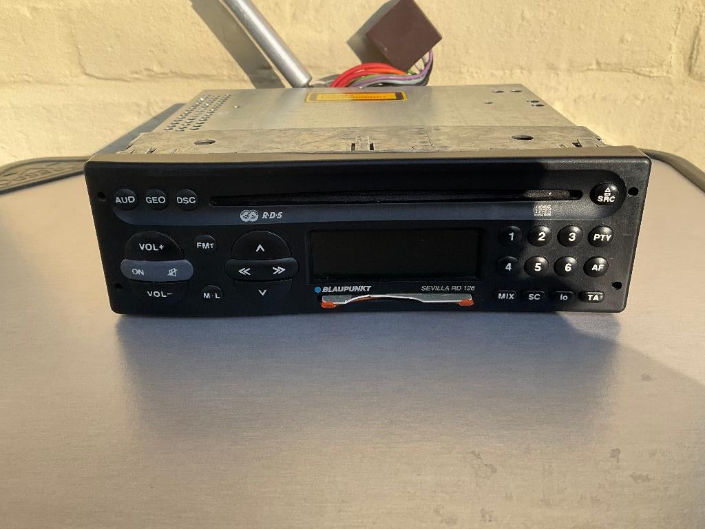 Autoradio/CD speler Blaupunkt Sevilla (1998), Enlèvement, Utilisé