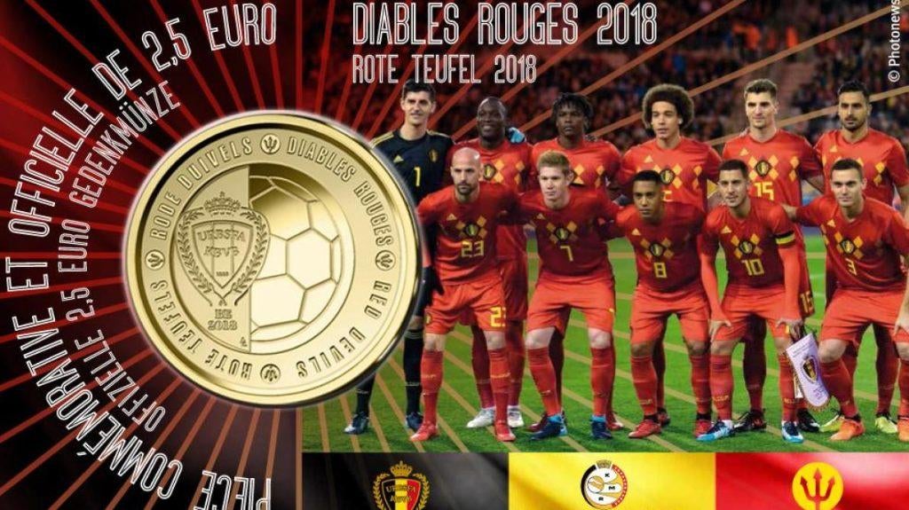 2,5 Euro Rode Duivels 2018, Verzamelen, Ophalen of Verzenden, Nieuw, Overige typen