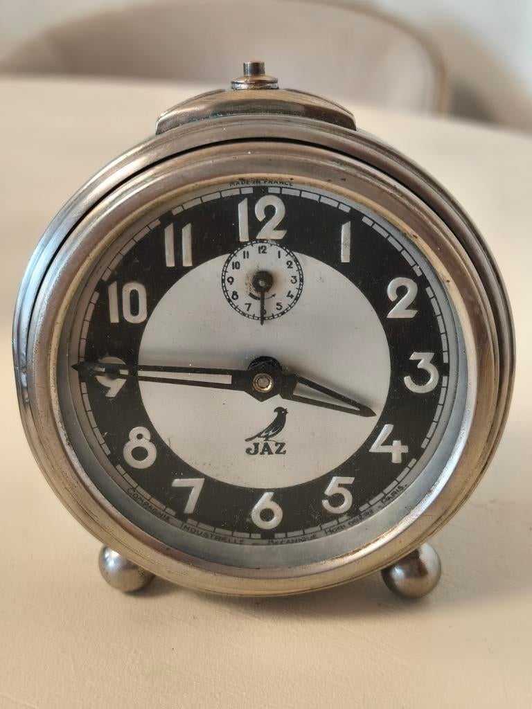 Ancien réveil mécanique vintage et collector JAZ, Envoi
