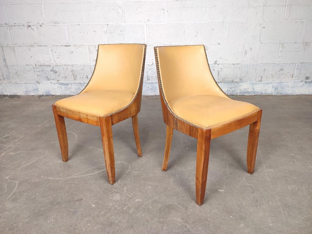 Koppel prachtige art deco stoelen, Huis en Inrichting, Stoelen, Ophalen, ., ., .