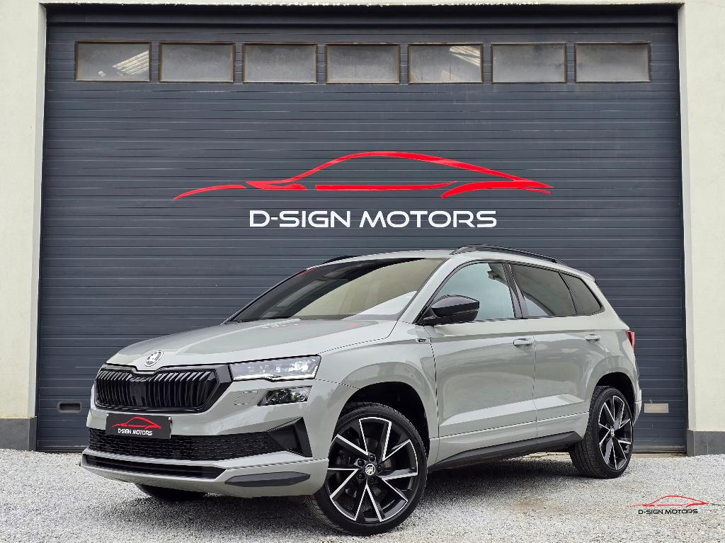 SKODA KAROQ 1.5 TSI DSG (150pk) SPORTLINE 2024 34.883km !!, Auto's, Skoda, Bedrijf, Te koop, Karoq, ABS, Achteruitrijcamera, Adaptieve lichten