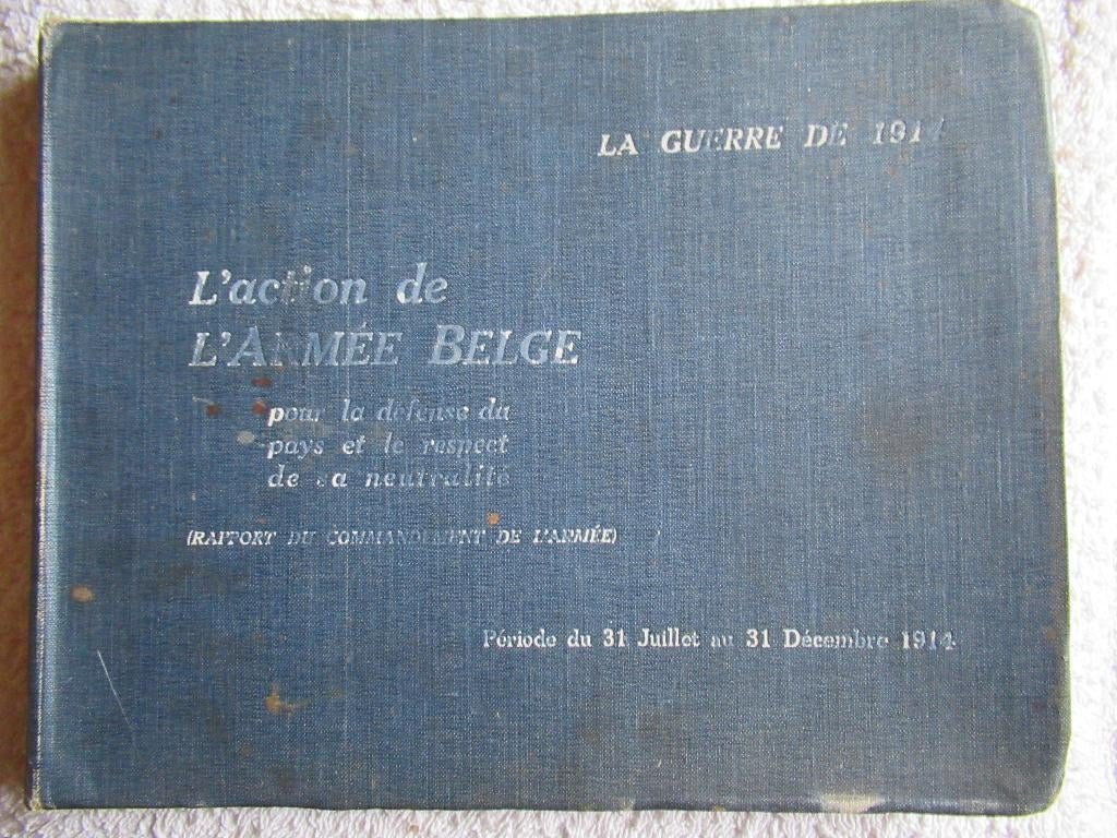 ABL 1914 Action de l'armée belge, Collections, Objets militaires | Général, Armée de terre, Enlèvement ou Envoi