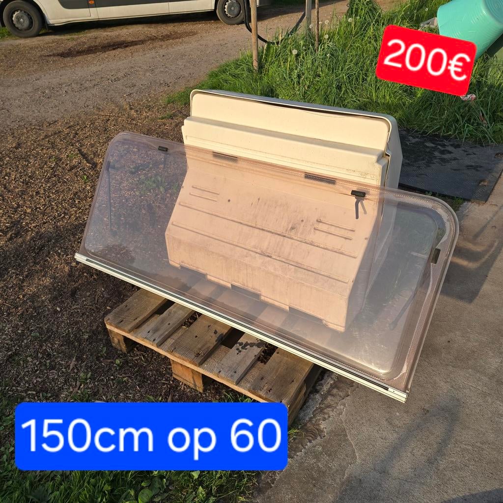 150 ramen raam venster caravan wisselstukken foodtruck bouw, Ophalen