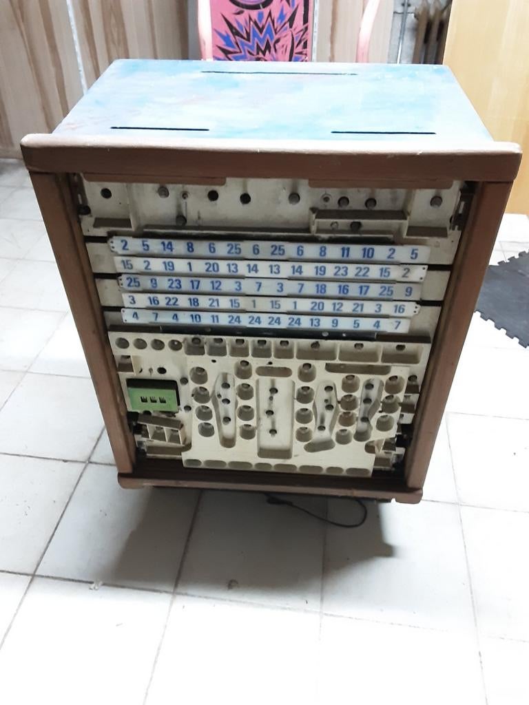 Flippast(bingo) voor onderdelen, Ophalen, Flipperkast