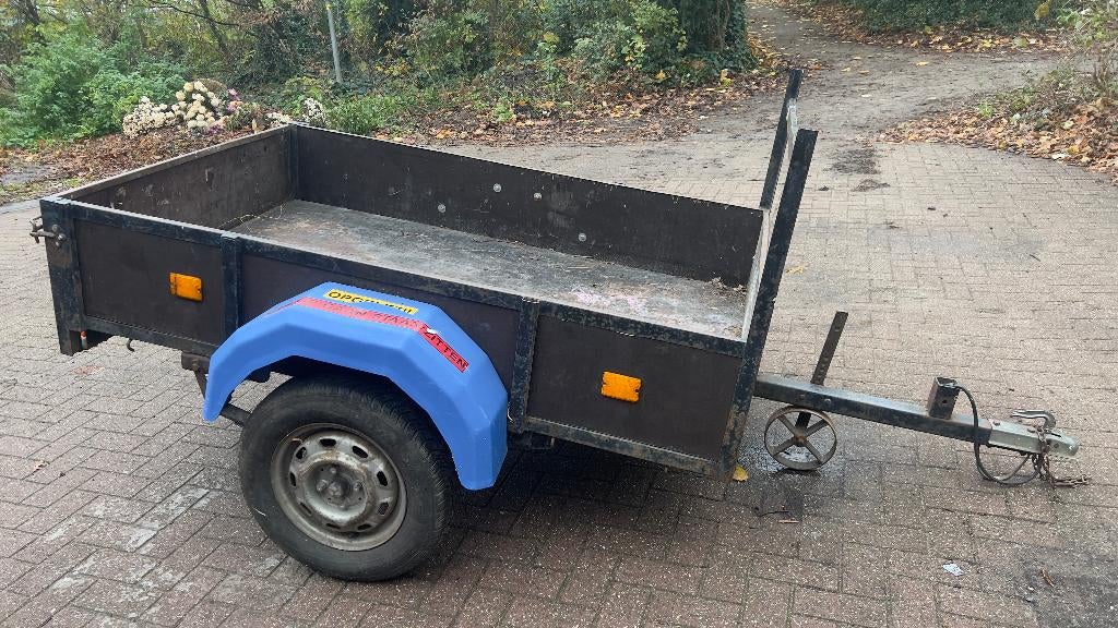 Enkelassige remorque 750KG, Auto diversen, Ophalen, Gebruikt