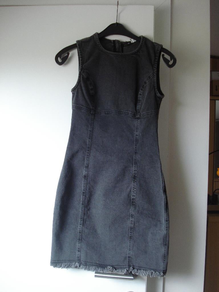 *VAL* Selected Femme jeanskleed, dames. mt 38, Kleding | Dames, Maat 38/40 (M), Zwart, Selected Femme, Ophalen of Verzenden