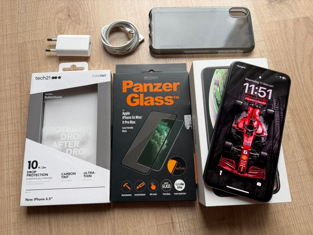Apple iPhone XS Max 64GB – Zwart – Zo goed als nieuw, Telecommunicatie, Zwart, Ophalen of Verzenden, 64 GB, Zonder simlock