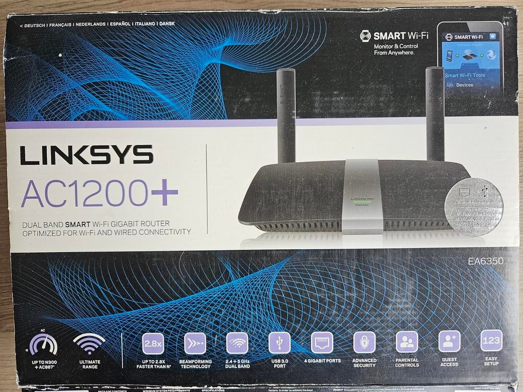 Linksys EA6350, Computers en Software, Netwerk switches, Ophalen of Verzenden
