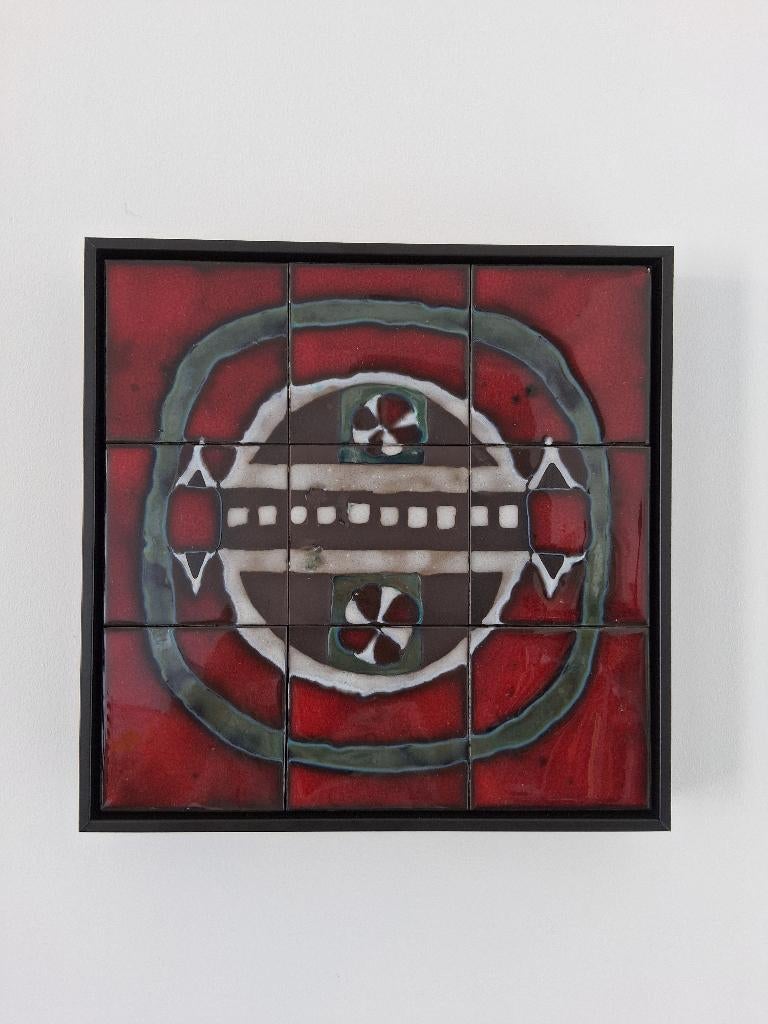 Jan Nolf carreaux en céramique vintage, Antiquités & Art, Envoi