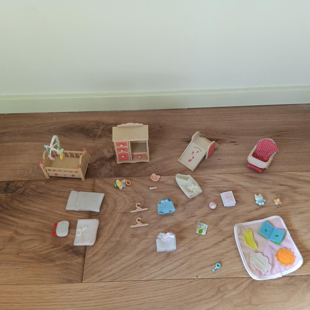 Sylvanian - set chambre bébé (5288), Enlèvement, Utilisé, Accessoires