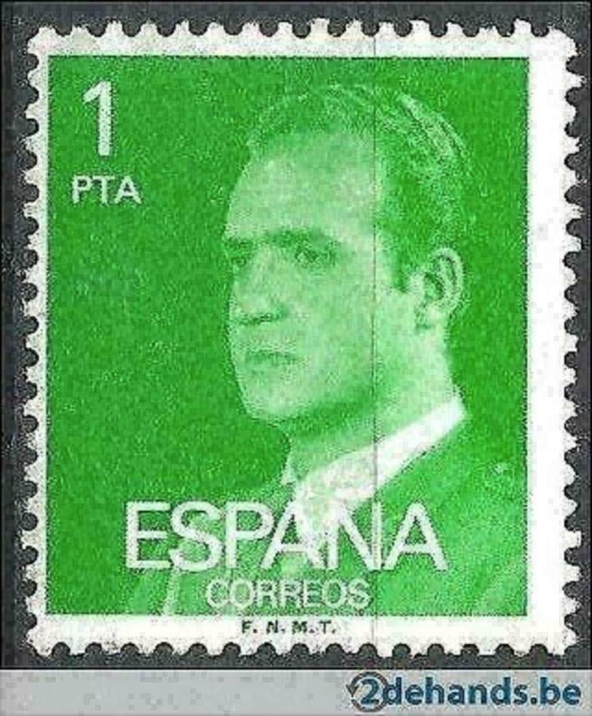 Espagne 1977 - Yvert 2034 - Roi Juan Carlos I (ST), Timbres & Monnaies, Timbres | Europe | Espagne, Affranchi, Envoi