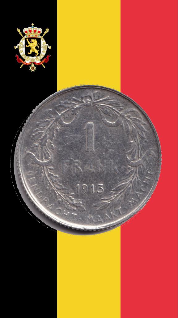 1 franc 1913 VL - Albert I (qualité), Monnaie en vrac, Argent, Argent, Envoi