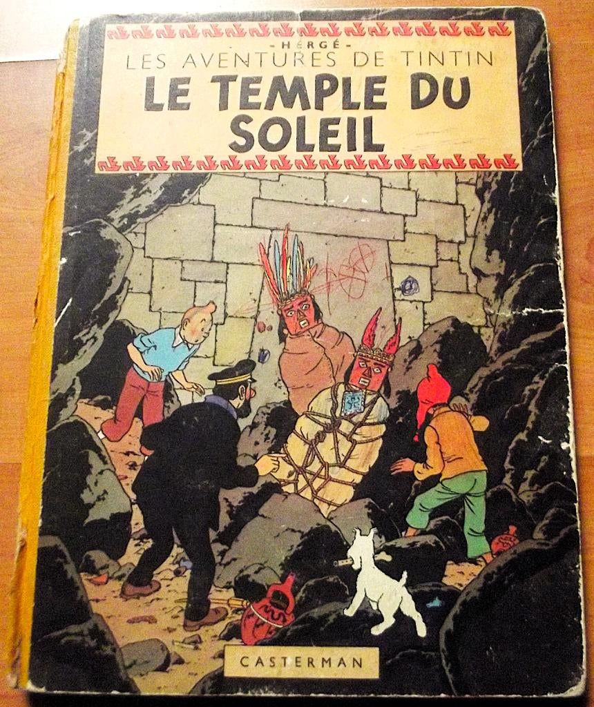 BD TINTIN - "Le Temple du Soleil" EO 1949, Une BD, Enlèvement ou Envoi, Utilisé, HERGE
