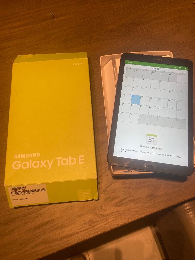 Samsung Galaxy Tab E tablet, Informatique & Logiciels, Android Tablettes, Samsung galaxy tablet, 9 pouces, Tab E, Enlèvement