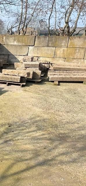 boordstenen, Tuin en Terras, Bielzen en Borduren, Ophalen, Gebruikt, Natuursteen, 100 tot 200 cm