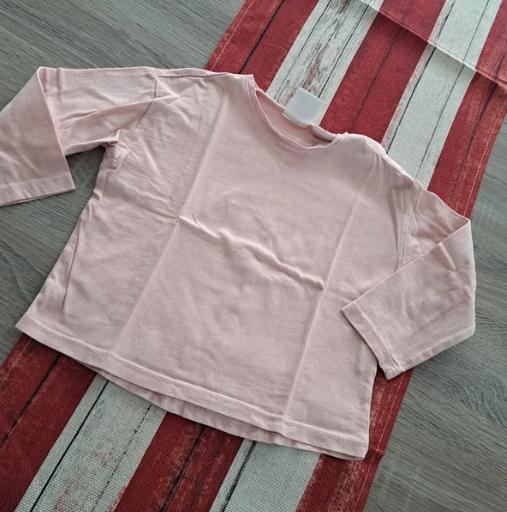 Zara roze longsleeve met hartjes 92, Kinderen en Baby's, Kinderkleding | Maat 92, Meisje, Ophalen of Verzenden, Zo goed als nieuw