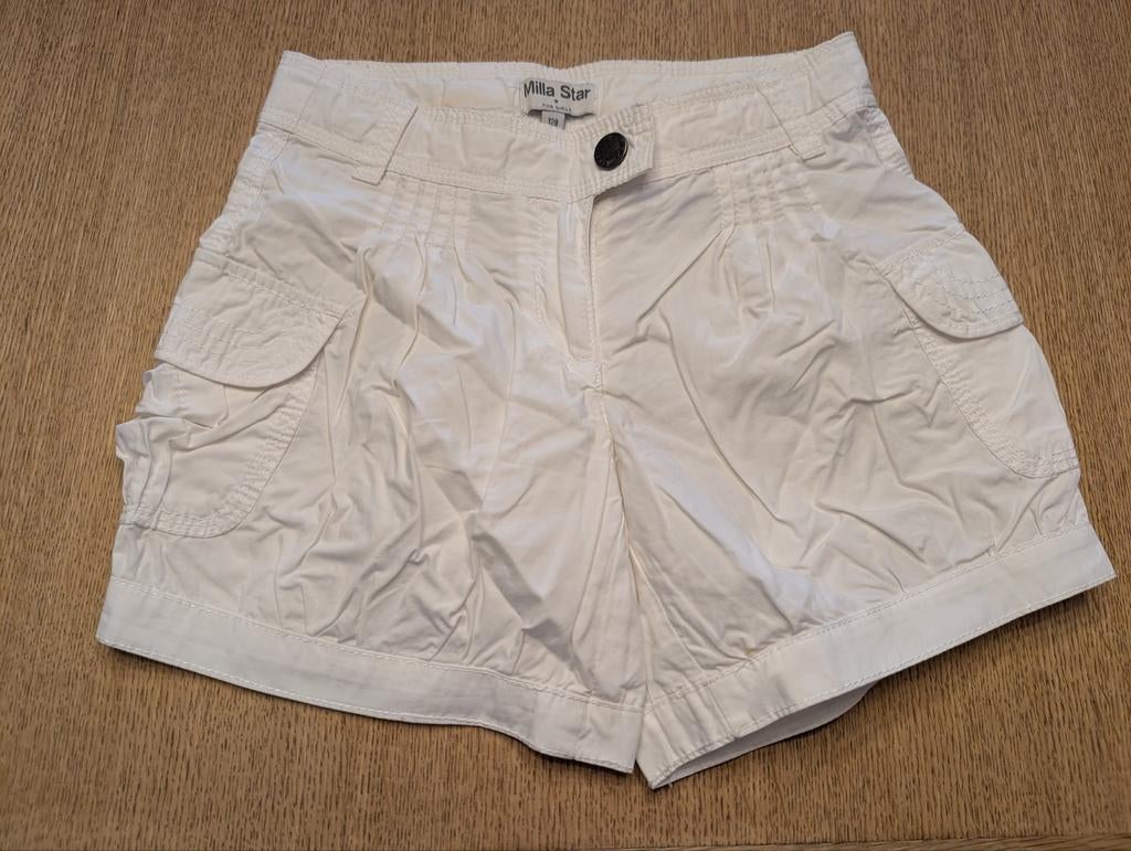 Milla Star witte short voor meisjes van 8 jaar, Kinderen en Baby's, Kinderkleding | Maat 128, Overige typen, Meisje, Ophalen of Verzenden