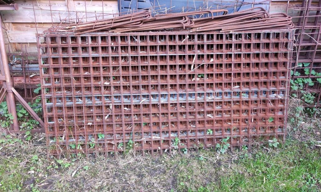 Chapenet - chapegaas - wapeningsnet - 2m x 1m x 1.7mm, Doe-het-zelf en Bouw, Metalen, Ophalen, Nieuw, IJzer