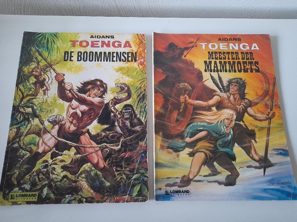 2 Strips - Toenga - Aidans, Ophalen of Verzenden, Gelezen