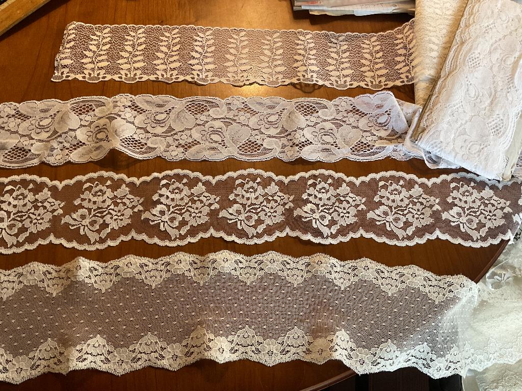 Opruiming van enkele prachtige kant, lees beschrijving, Ophalen of Verzenden, Kant
