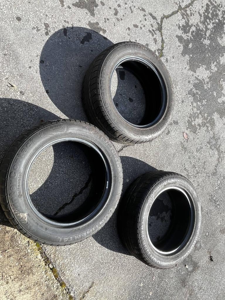 3 pneus continental contact 215-60-R17, Autos : Pièces & Accessoires, 215 mm, 4 Saisons, Véhicule de tourisme, Enlèvement