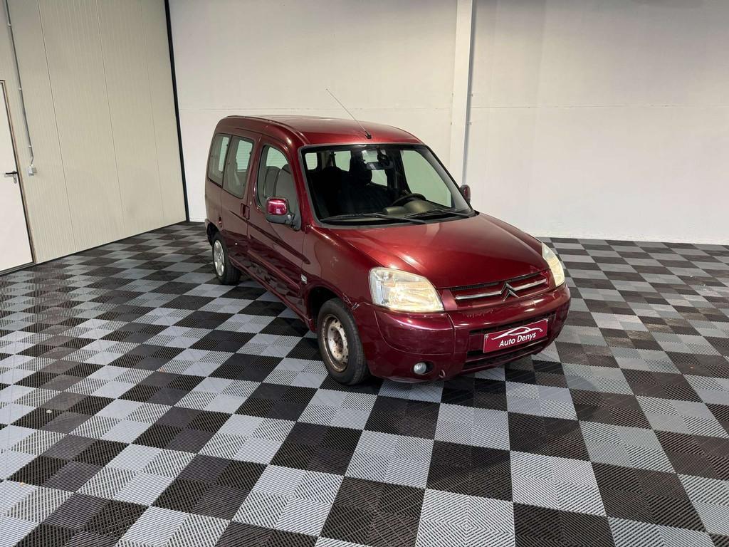 Citroën Berlingo Multispace 1.4i benzine bj. 12/2007 149dkm, Autos, Citroën, Rouge, Achat, 74 ch, Entreprise