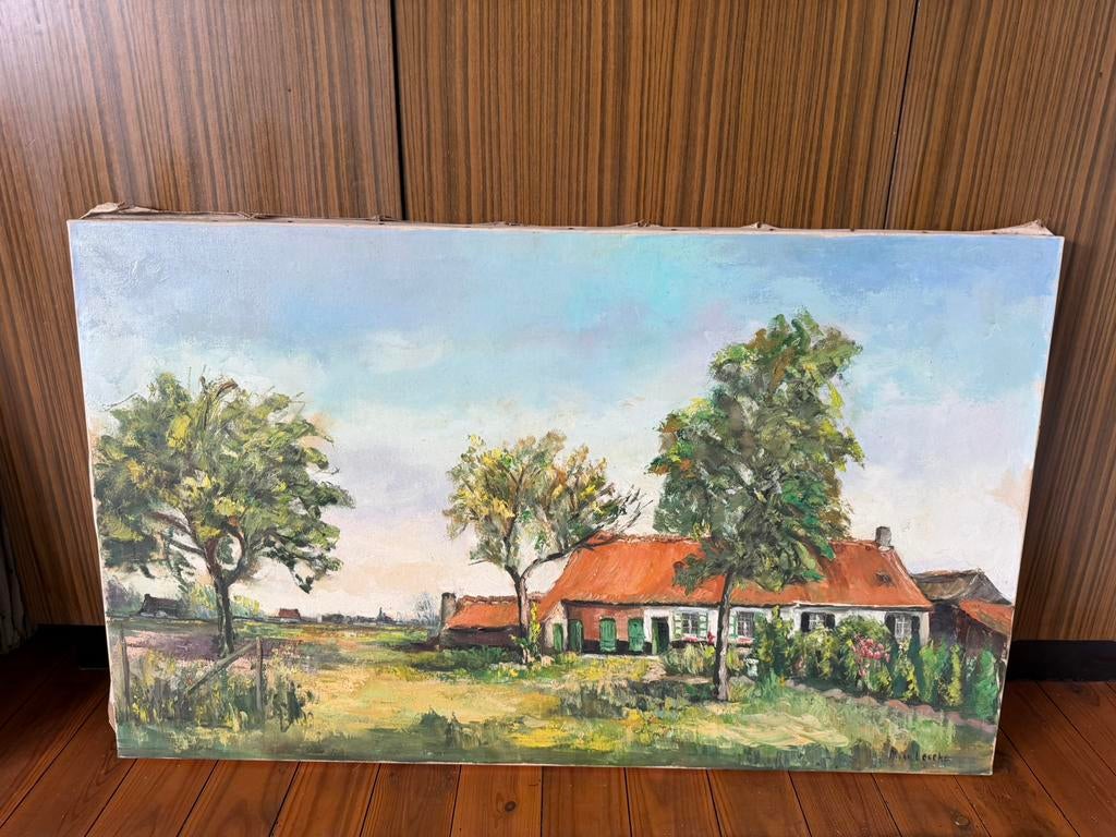 Grote, langwerpige schilderijen (100x60 cm) - landschap, Enlèvement